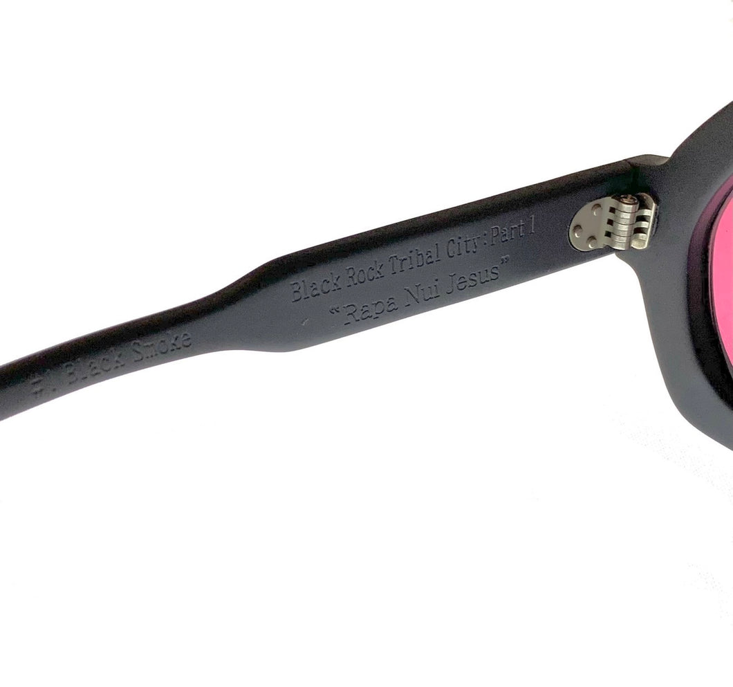 Black Smoke (Matt) (Bio Acetate)<br>ブラックスモーク(マット) (バイオアセテート製)