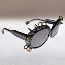 Black Ink (Matt)(Acetate) with Rings and Studs<br>ブラックインク(マット)(アセテート製)・リングスタッズ付き