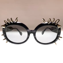 Black Ink (Matt)(Acetate) with Rings and Studs<br>ブラックインク(マット)(アセテート製)・リングスタッズ付き