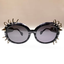 Black Ink (Matt)(Acetate) with Rings and Studs<br>ブラックインク(マット)(アセテート製)・リングスタッズ付き